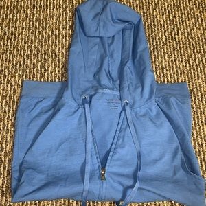 Baby blue workout sweatshirt
